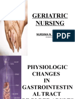 Geriatric Nursing: Nursima N. Sampang