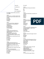 Geography MCQ Quiz Questions With Answers Set 1