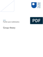 Group Theory m303 - 2