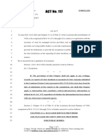 Louisiana Senate Bill 273 Registration of MSPs