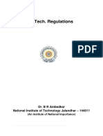 B.Tech. Regulations: Dr. B R Ambedkar National Institute of Technology Jalandhar - 144011