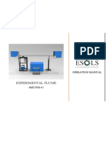 Experimental Flume: Operation Manual