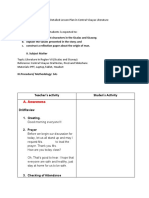 Lesson Plan On Sicalac and Sicavay