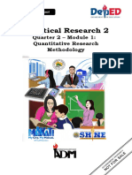 Practical Research 2: Quarter 2 - Module 1: Quantitative Research Methodology