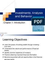 Investments: Analysis and Behavior: Chapter 1-Introduction