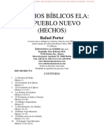 Estudios Bíblicos Ela: Un Pueblo Nuevo (Hechos) : Rafael Porter