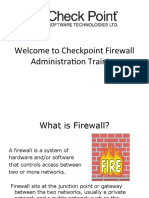 Checkpoint Firewall Administration Training Part1
