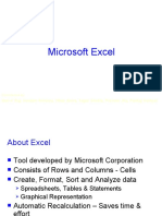 Microsoft Excel: Hari N' Raj, Gautam Acharya, Vikas Arora, Sagar Shukla, Praveen Jha, Pankaj Garbyal