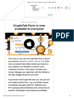 CryptoTab Farm Is Now Available To Everyone - CryptoTab Browser