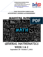 Learning Modules: Week 1 & 2