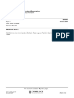 Cambridge Primary Checkpoint - Science (0846) October 2015 Paper 2 MS