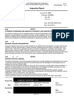 2014-11-24 - USDA Inspection Report - Jerry Holly