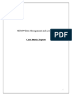 MIS609 Data Management and Analytics: Case Study Report