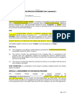 Contractor Agreement Format