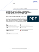 What Drives Sports TV Rights A Comparative Analysis of Their Evolution in English and French Men S Football First Divisions 1980 2020