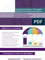 Advancing The Science: The Latest in Alzheimer's and Dementia Research