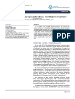 Chlorine Dioxide As A Possible Adjunct To Metabolic Treatment