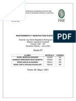 Mantenimiento y Manufactura Sustentable - Equipo #7