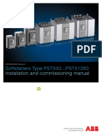 Softstarters Type PSTX30... PSTX1250: Installation and Commissioning Manual