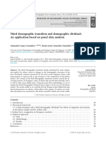 Third Demographic Transition and Demographic Dividend: An Application Based On Panel Data Analysis