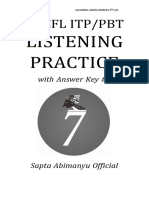 TOEFL Itp PBT Listening Practice