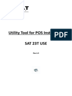 SAT 23T USE Utility Tool For POS Instruction - English - Rev.1.0