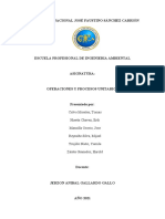 Taller - N°02 - Operaciones y Procesos Unitarios