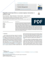 Hospitality Servicescape Effects On Customer-Employee Interactions