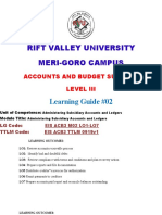 Administer Subsidiary Accounts and Ledgers