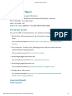 Physioex Lab Report: Pre-Lab Quiz Results