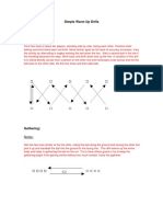 Notes:: Simple Warm Up Drills Lines