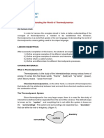 Lesson 2: Understanding The World of Thermodynamics: Module 1: Energy Chapter 1: Fuels