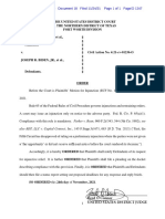 Navy Seal Fort Worth Doc 415 21-Cv-01236-O Order Denying Motion For Lack of Notice Providing Further Information11-24-21