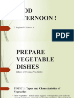 Prepare Vegetable Dishes