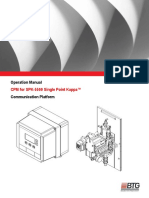 Operation Manual: CPM For SPK-5500 Single Point Kappa™