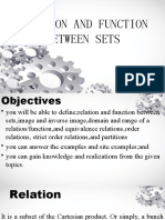 Relation and Function Between Sets