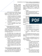 FABM 1 Lesson 6 Accounting Concepts and Principles