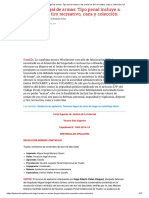 Tenencia Ilegal de Armas - Tipo Penal Incluye A Las Armas de Tiro Recreativo, Caza y Colección - LP