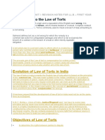 Law of Torts