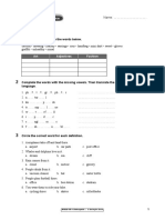 Vocabulary: Complete The Chart With The Words Below