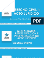 Acto Jurídico (Segunda Unidad) 2021-II