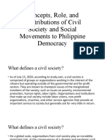 Concepts, Role, and Contributions of Civil