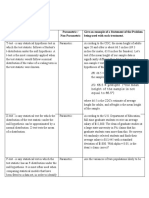 Statistical Treatment (Definition) Parametric / Non-Parametric Give An Example of A Statement of The Problem Being Used With Each Treatment