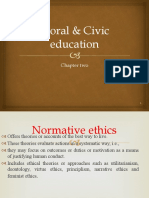 Moral & Civic Education: Chapter Two