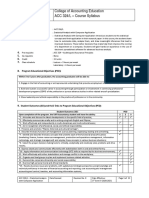 ACC 324 - L Statistical Analysis With Computer Application