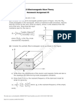 This Study Resource Was: EE523 Electromagnetic Wave Theory Homework Assignment #3