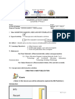 Modifying Margins, Sizes and New Template in Ms Publication