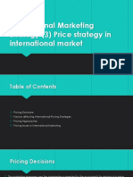 International Marketing Strategy