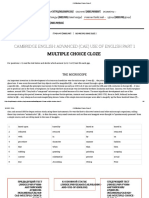 CAE Multiple Choice Cloze 2