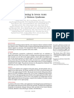 Prone Ventilation in Acute Respiratory Distress Syndrome